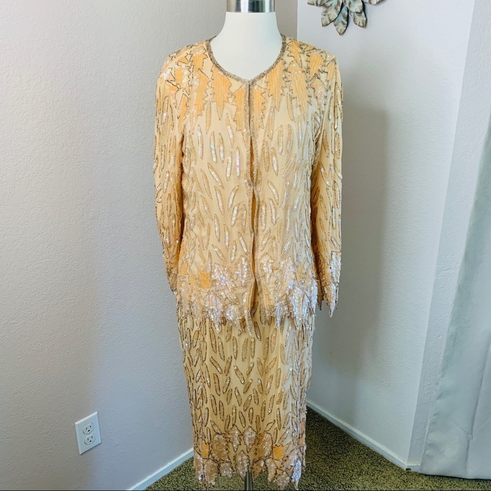 Vintage New Old Stock With Tags JAGSWEAR 100% Silk Dress Jacket - Picture 4 of 16